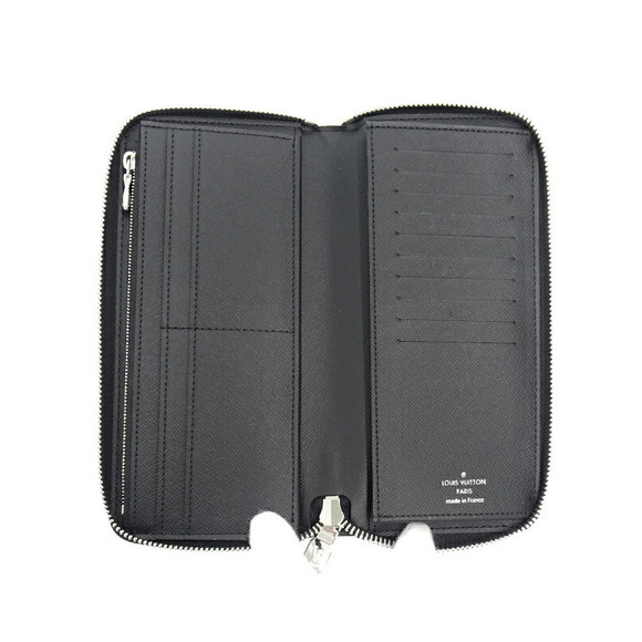 Louis Vuitton Vertical Graphite Damier Zippy Wallet Long Zip Black - Picture 3 of 5